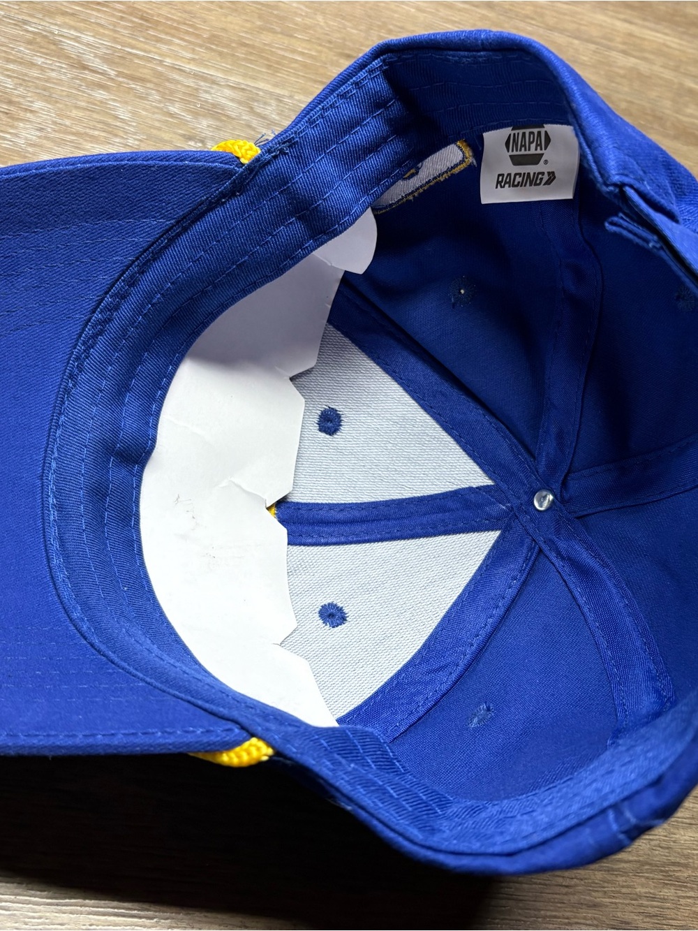 NAPA Racing Blue & Yellow Rope-Trim Cap - Picture 6 of 8